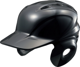 送料無料 ［ゴールドステージ］硬式用バッティングヘルメット(左右打者兼用) ブラック_BPB14Sの大画像