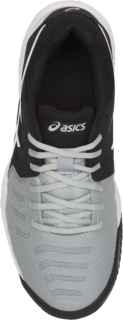 asics gel resolution 7 greyblackwhite men's shoes