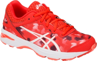 asics gel netburner professional kids gs netball trainers