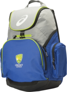 Cricket Australia Team Backpack Olympian Blue Grey Asics Australia