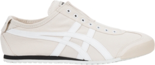 onitsuka white slip on