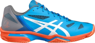 blue and orange asics
