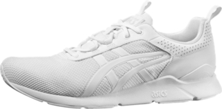 asics gel lyte jogger trainers in white