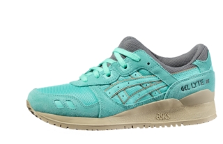 asics lyte trainers with suede detail