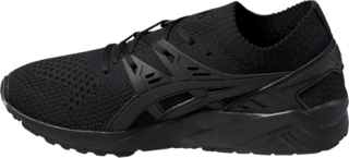 asics gel kayano trainer knit black