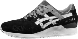 asics gel lyte iii black soft grey