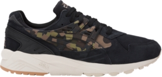 asics gel kayano trainer black martini olive