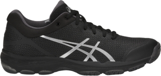 black asics netball shoes