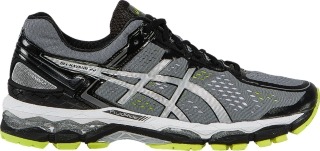 GEL-KAYANO 22 | MEN | Charcoal/Silver/Lime | ASICS US