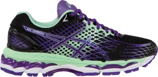 asics gel nimbus violet