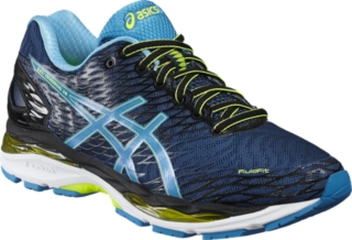 asics gel nimbus  18 kids purple