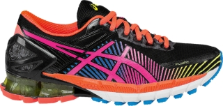 GEL-KINSEI 6 | WOMEN | Black/Hot Pink/Flash Yellow | ASICS US