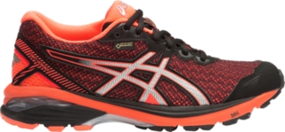 Women's GT-1000 5 G-TX | BLACK/SILVER/FLASH CORAL | Running | ASICS Outlet