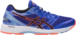 Unisex Gel Ds Trainer 22 Blue Purple Black Flash Coral Running Shoes Asics Outlet