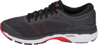 GEL-KAYANO 24 (2E) | DARK GREY/BLACK 