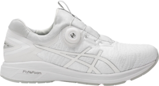 mens white asics trainers