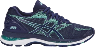 GEL-NIMBUS 20 | Women | INDIGO BLUE/INDIGO BLUE/OPAL GREEN | Women's  Running Shoes | ASICS DE