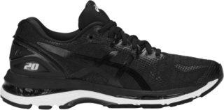 gel nimbus 20 womens black