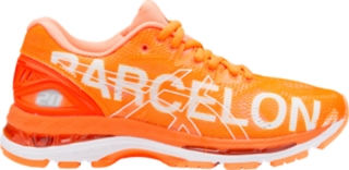 asics orange running shoes