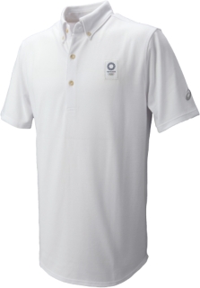 送料無料 ポロシャツ（東京2020オリンピックエンブレム） ホワイト メンズ_XA214X画像