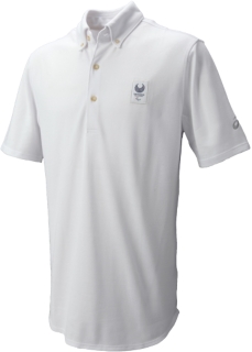 送料無料 ポロシャツ（東京2020パラリンピックエンブレム） ホワイト メンズ_XA215Xの画像