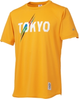 送料無料 Tシャツ（東京2020オリンピックエンブレム） イエロー メンズ_XA239Xの大画像
